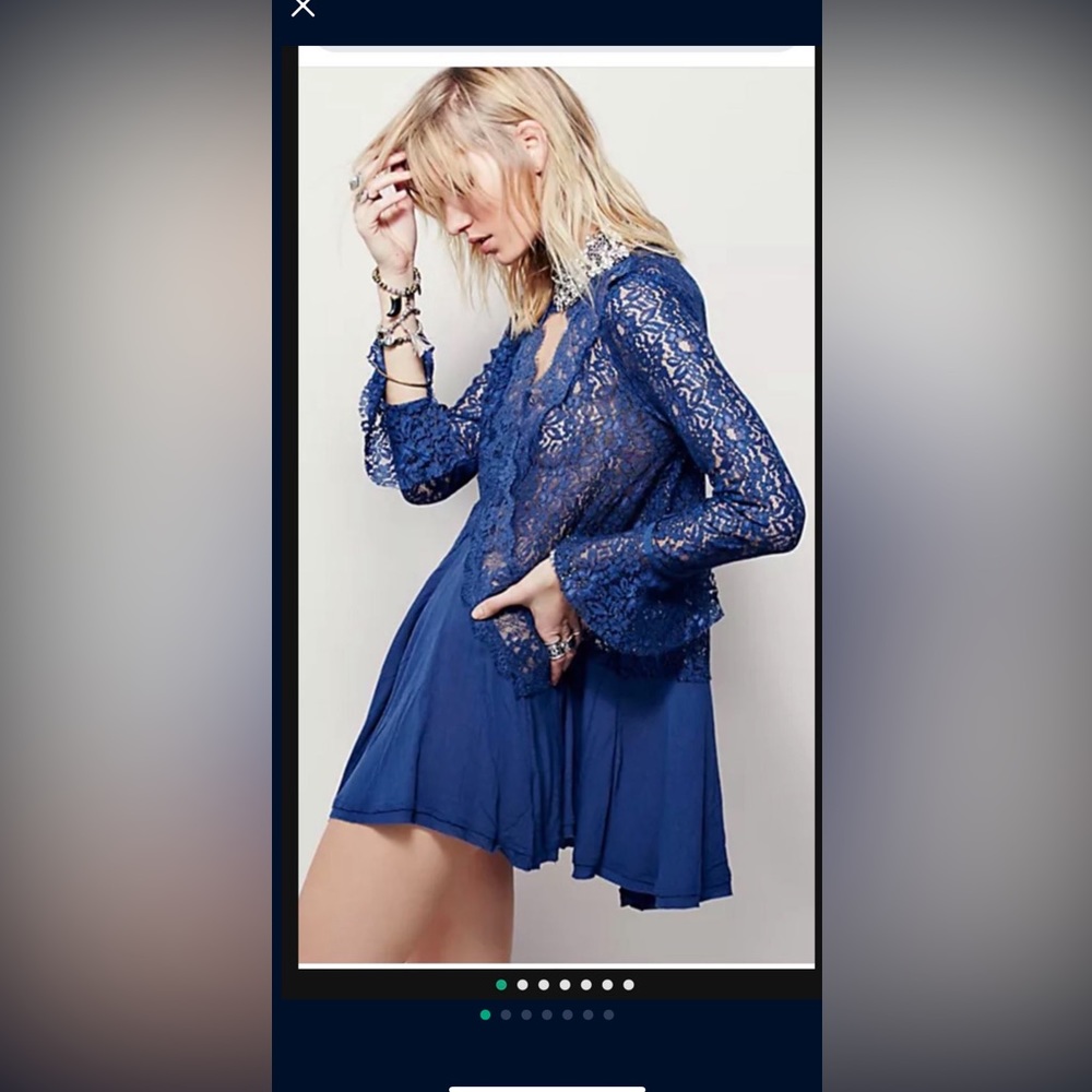 Free People lace unique dress